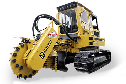 Destocador montado em trator - T260 - Rayco - de esteiras