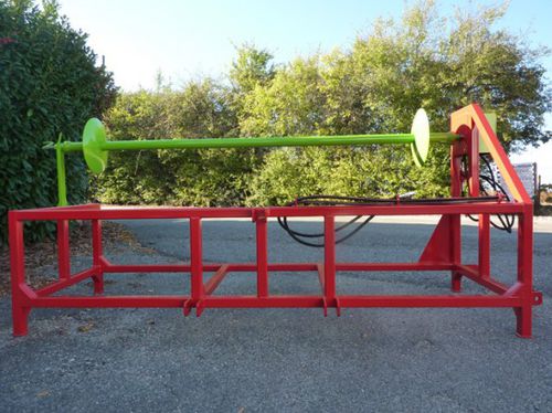 Enrolador de irrigação hidráulico - sicam - montado em trator