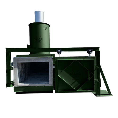 Incinerador de resíduos para carcaças de animais - Volkan 2000 G - Waste Spectrum Incineration Systems - de alta capacidade