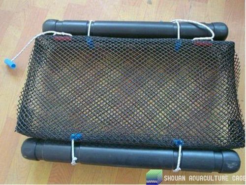 Travesseiro para cultivo de ostras em PEAD - aquaculture cage - flutuante / de crescimento / selado
