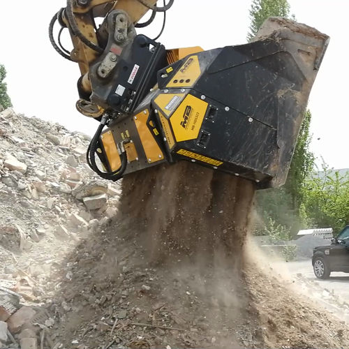 Caçamba peneira - MB-HDS323 - MB Crusher - para escavação / para trabalhos rodoviários / para fundição