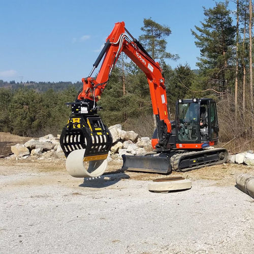 Garra para toras florestal - MB-G600 S4 - MB Crusher - para grua / de movimentação