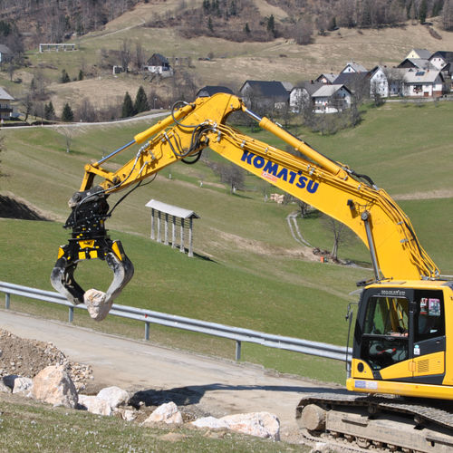 Garra para toras florestal - MB-G1200 S4 - MB Crusher - para grua / de movimentação
