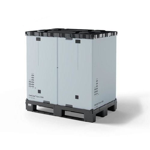 Caixa-palete dobrável - CabCube EURO 1208Z (3R) - Cabka Group GmbH - de transporte / leve / reciclável