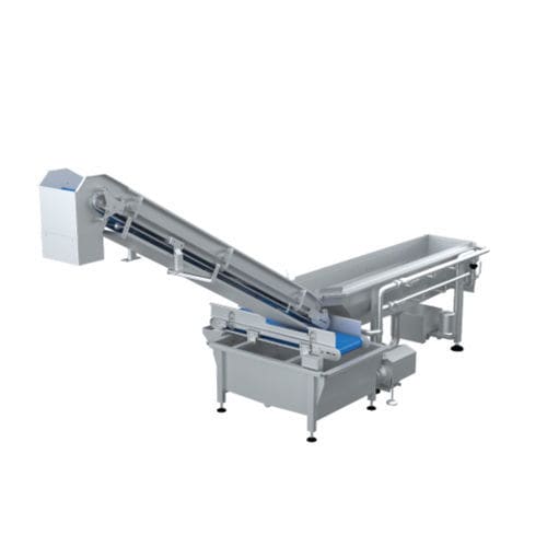 Estação de lavagem para transportador - WMW series - Naddeo Technologies Srl - para hortaliças / automática