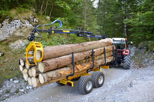 Carreta autocarregável - FB90-2WD - FTG | Källefall - com 2 eixos / florestal / 9 toneladas