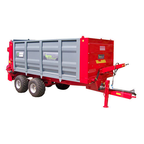Vagão distribuidor de esterco de arrasto - f-KGR series - farmtech - com batedores verticais / com 1 eixo / com 2 eixos