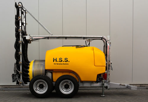 Pulverizador de arrasto - CF1500 - Hol Spraying systems ( HSS ) - para pomar / com braços retráteis