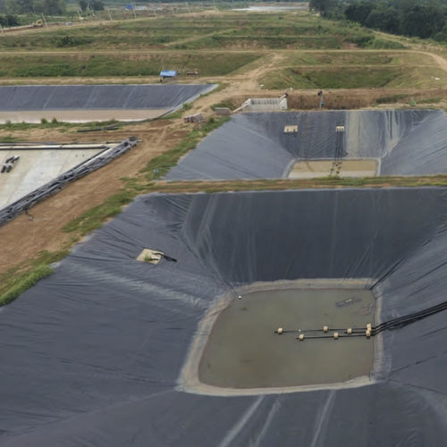 Capa de proteção em polietileno - Geomembrane - Hyma Plastic - anti-UV / multicamadas / com membrana dupla