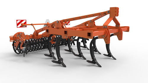 Cultivador montado - Agricultural machinery and wearing parts factory HUDJIK - com rolo / com engate em 3 pontos / de dentes rígidos