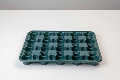 Bandeja porta-vasos em plástico -  V-170 - ÖZ-KA VAKUM PLASTİK AMBALAJ VE MAKİNA KALIP SAN.TİC.LTD.ŞTİ. - redonda
