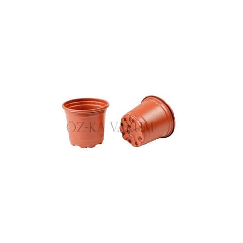 Vaso em material plástico - S9DD - ÖZ-KA VAKUM PLASTİK AMBALAJ VE MAKİNA KALIP SAN.TİC.LTD.ŞTİ. - redondo / reciclável / preto