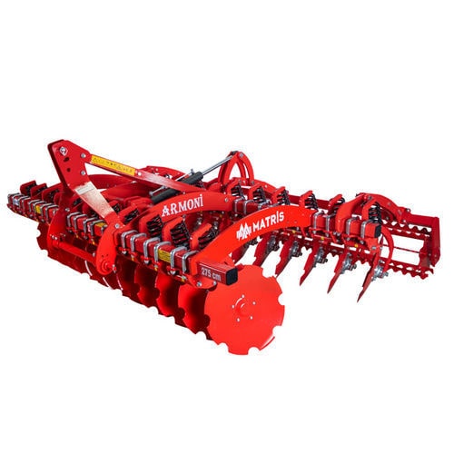 Grade de discos montada - ARMONI 62 - UNLU AGRIGROUP - semimontada / articulada em 2 seções / com rolo