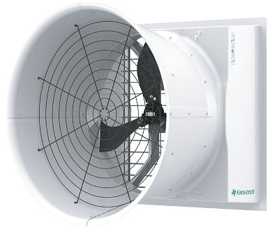Ventilador para galpão agrícola - AF1270B5-106-00 - Guangdong Fans-tech Agro Co., Ltd - para galpão de criação de suínos / para aviário / de circulação de ar