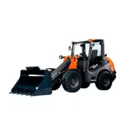 Carregadeira compacta - ZW75-6 - Hitachi Construction Machinery (Europe) - com cabine
