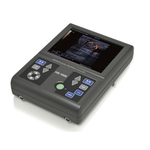 Ecógrafo veterinário portátil - HS-1600V - HONDA ELECTRONICS CO.,LTD. - para animais de grande porte / para animais de estimação / linear
