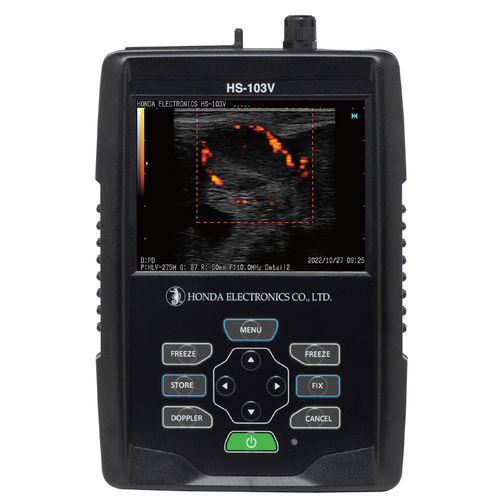 Ecógrafo veterinário portátil - HS-103V - HONDA ELECTRONICS CO.,LTD. - para animais de grande porte / linear / para sistema reprodutor