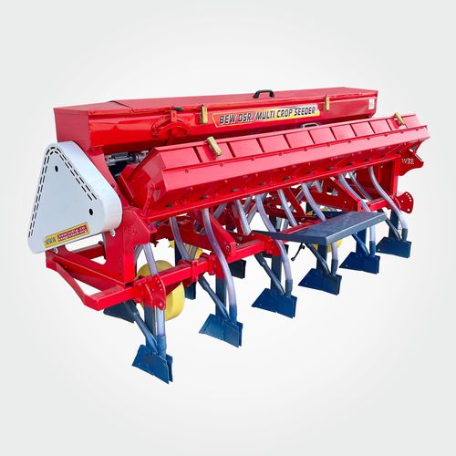 Semeadora de fluxo contínuo mecânica - DSR - KS Agrotech Pvt. Ltd. - montada em trator / com engate em 3 pontos
