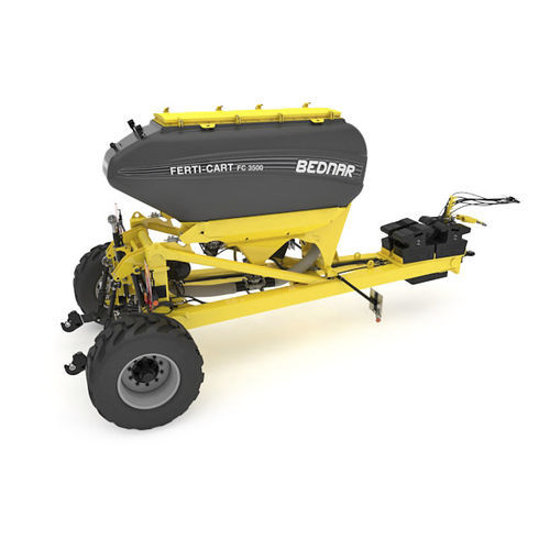 Semeadora de fluxo contínuo com tremonha - FERTI-CART FC - BEDNAR FMT s.r.o. - de arrasto / com sistema de distribuição de adubo / montada em cultivador
