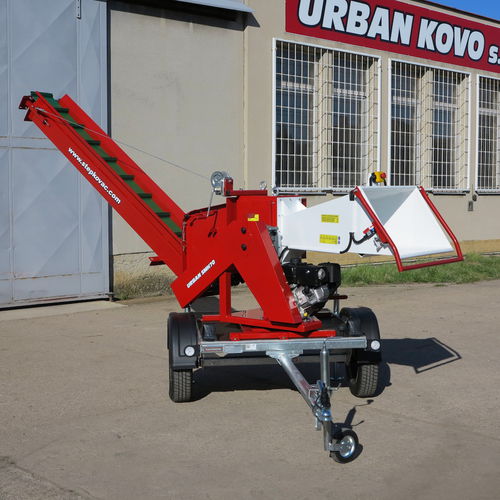 Rachador de lenha a gasolina - SMH70 T D2,6 - URBAN KOVO s.r.o. - horizontal / com rodízios / máquina