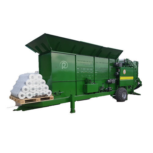 Prensa enfardadeira para fardos redondos - RMCB-1600 - Rime Agri - de câmara variável / de pequenas dimensões
