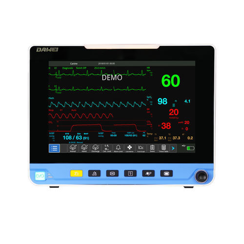 Sistema de monitoramento para veterinária - HD11-VET - Dawei Veterinary Medical (jiangsu) co., ltd. - de temperatura / de oxigênio / com alarme