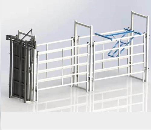 Tronco de contenção para bovinos - HGT01 - YYK BARN TECH LTD - para cuidados com os cascos / móvel / com sistema de pesagem