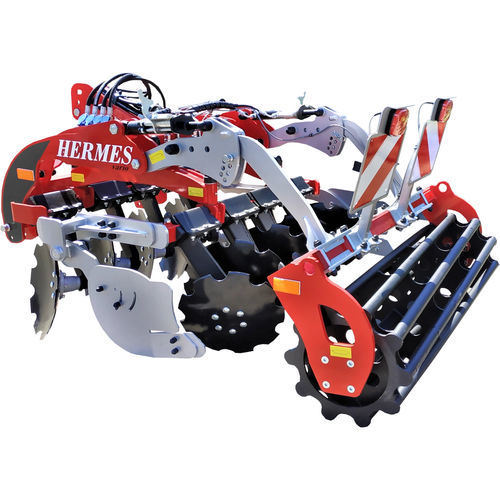 Grade de discos para viticultura - HERMES VARIO - Premium Landmaschinen GmbH - montada / articulada em 2 seções / com rolo
