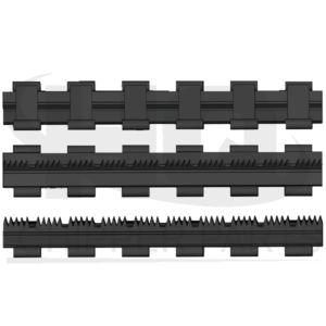 Segmento de esteira transportadora em Hardox 500 - DS044 - HQ Chipper Parts - para Albach Diamant