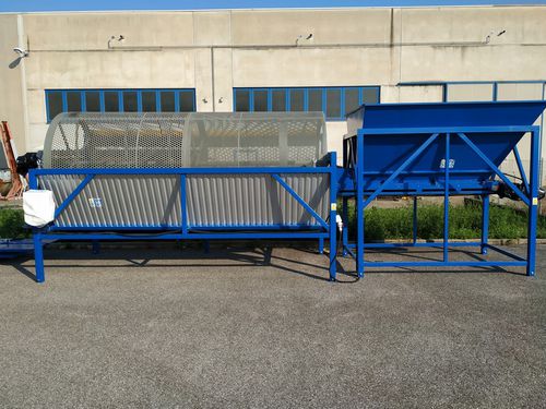 Limpa-grades de tambor - ROT160 - OPTION SRL - rotativo / mecânico / horizontal