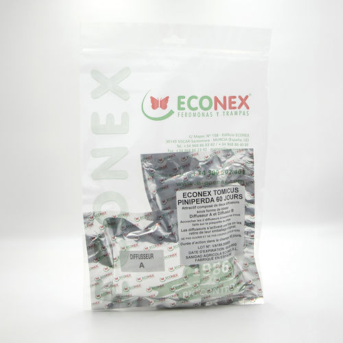 Cápsula de feromônios contra coleópteros - TOMICUS PINIPERDA / 60 DAYS - SANIDAD AGRICOLA ECONEX S.L.