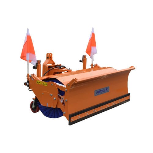 Varredora montada - FRK1600-2000 - FIEDLER Maschinenbau und Technikvertrieb GmbH - para vias públicas / para limpeza de neve