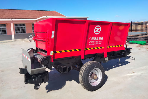 Vagão distribuidor de esterco de arrasto - Weihai ZY Modern Agricultural Equipment Technology Co.,Ltd - de turbina / com 1 eixo