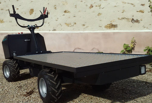 Carrinho de transporte elétrico - EXTRAMATE - para galpão agrícola / com plataforma