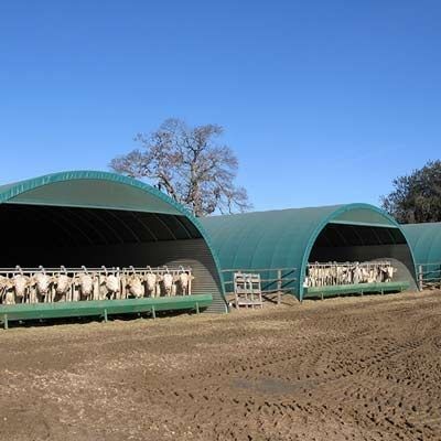 Túnel de armazenagem para bovinos - ABRICLAIR - BATICLAIR - para feno / modular / pré-fabricado