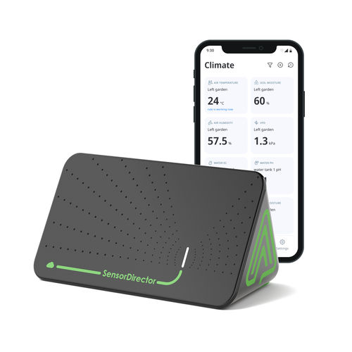 Sistema de monitoramento para estufa - SensorDirector - Grow Director ltd - de temperatura / de umidade / de oxigênio