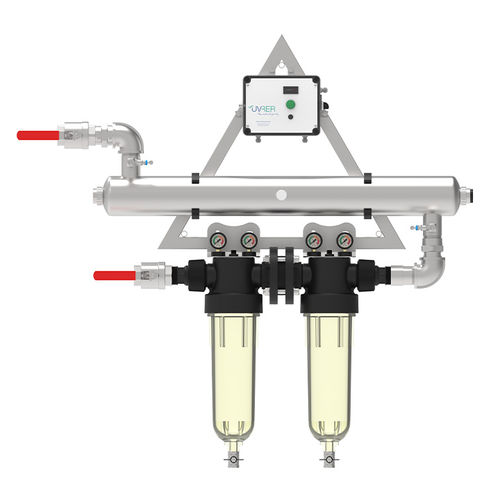 Sistema de tratamento de águas residuais - STATION FZI 130 - UVRER ANEMO - para irrigação / com esterilizador UV / com filtro