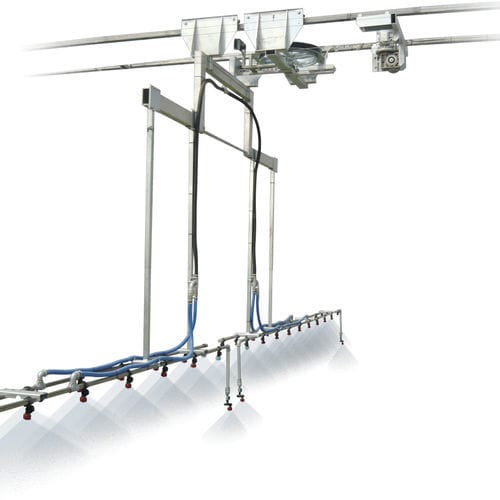 Barra de irrigação para estufa - HO - Atlantic Man Srl - alimentado por mangueira / móvel / com painel de controle