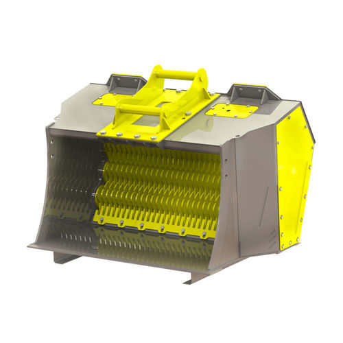 Caçamba peneira - VPH 3-1500 - VIPER METAL - para limpeza de áreas agrícolas / para escavação / para carregadeira