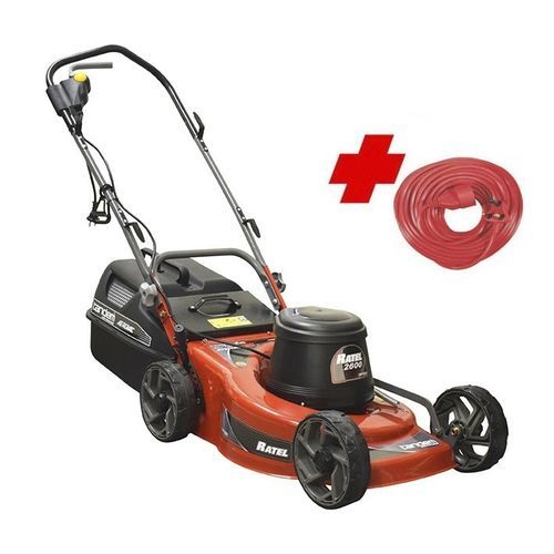 Cortador de grama elétrico - RATEL - Tandem Lawn Industries - para operador a pé / com coletor