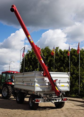 Transportador hidráulico - T 461 - POM Augustów Sp. z o.o. - de alimentação / de rosca / com ajuste hidráulico