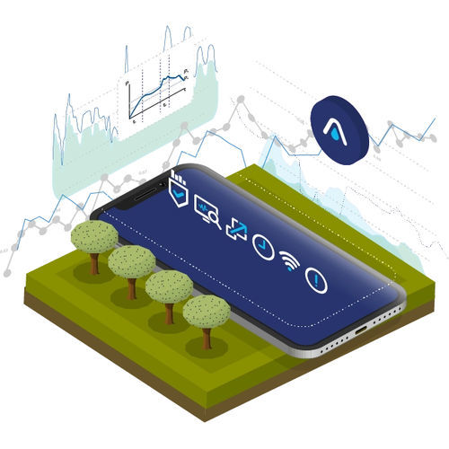 Software de gestão de dados - SPHERAG Tek IOT - de gestão de irrigação / agrícola / de irrigação