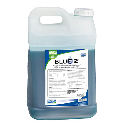 Suplemento para animais - Blue2® - TechMix Europe - para suínos / líquido / para desmame