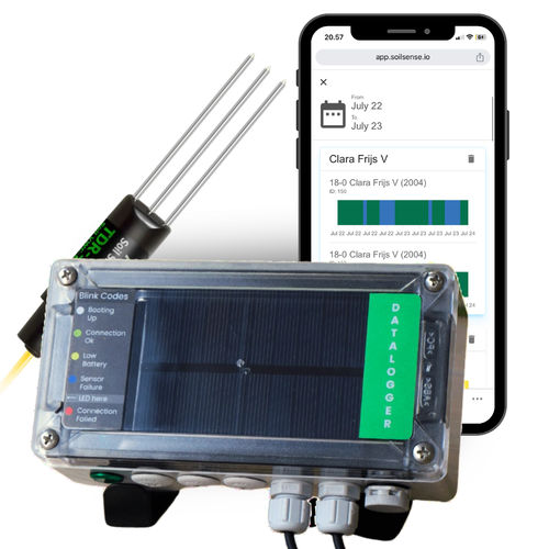 Sensor de umidade a energia solar - Soilsense - para solo / para estufa / de temperatura
