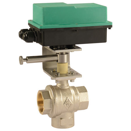 Válvula de esfera - CY242R series - Comparato Nello S.r.l. - de controle / elétrica / em latão