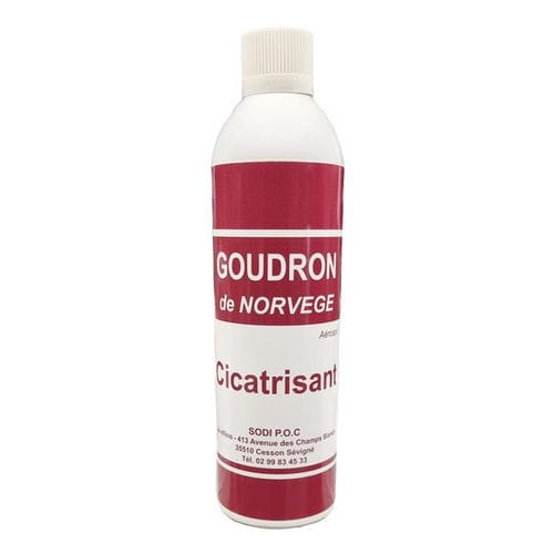 Creme para manutenção de cascos em spray - Goudron de Norvège - SODI P.O.C - para equinos / antisséptico / cicatrizante