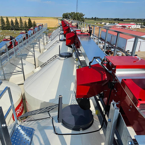 Transportador para cereais - 18BDX Overbin  - KSi Conveyor, Inc. - de esteira / flexível