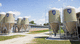 silo para cereais / de fibra de vidro / com fundo cônico