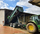 carreta basculante / montada / em tandem / agrícola